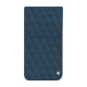 Capa em pele Apple iPhone 16E - Indigo - Couture ( Pantone #1f4565 ) 