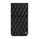 가죽 커버 Apple iPhone 16E - Onyx - Couture ( Noir / Black ) 