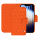Custodia in pelle Apple iPhone 16e - Orange fluo - Couture ( Pantone #ff5406 ) 