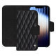 Apple iPhone 16e レザーウォレットケース - Onyx - Couture ( Noir / Black ) 