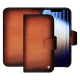 Étui portefeuille cuir Apple iPhone 16e - Orange Patine