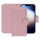 Capa de couro para carteira Apple iPhone 16e - Rose PU ( Pantone #efbae1 ) 