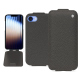 Capa em pele Apple iPhone 16e - Anthracite ( Pantone #41403c ) 
