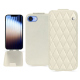 Funda de piel Apple iPhone 16e - Blanc - Couture ( Nappa - White ) 