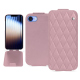 Funda de piel Apple iPhone 16e - Rose - Couture ( Nappa - Pantone #efbae1 ) 