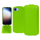 Capa em pele Apple iPhone 16e - Vert fluo ( Pantone #00ab5f ) 