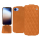 가죽 커버 Apple iPhone 16e - Mandarine vintage - Couture ( Pantone #d47231 ) 
