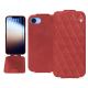 Capa em pele Apple iPhone 16e - Cerise vintage - Couture ( Pantone #a6302e ) 