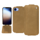 Funda de piel Apple iPhone 16e - Sable vintage ( Pantone #9b7340 ) 