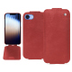Housse cuir Apple iPhone 16e - Cerise vintage ( Pantone #a6302e ) 