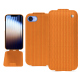 Capa em pele Apple iPhone 16e - Abaca arancio ( Pantone #d77540 )