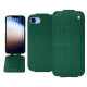 Custodia in pelle Apple iPhone 16e - Crocodile pino ( Pantone #173F35 ) 
