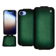 Custodia in pelle Apple iPhone 16e - Vert Patine