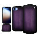 Housse cuir Apple iPhone 16e - Violet Patine