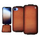 Housse cuir Apple iPhone 16e - Orange Patine