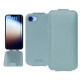 Housse cuir Apple iPhone 16e - Bleu Ciel PU ( Pantone #abcae9 )