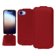 Apple iPhone 16e leather case - Rouge PU ( Pantone #d50032 )