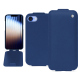 硬质真皮保护套 Apple iPhone 16e - Bleu frisson ( Pantone #29588c ) 