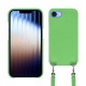 Carcasa Apple iPhone 16e con bandolera - Vert olive ( Nappa - Pantone #a7c58e ) 