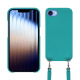 Guscio Apple iPhone 16e con tracolla - Bleu fluo