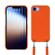 Carcasa Apple iPhone 16e con bandolera - Orange fluo ( Pantone #ff5406 ) 
