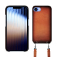 Apple iPhone 16e用ショルダーストラップ付きシェル - Orange Patine
