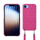 Apple iPhone 16e shell with shoulder strap - Rose BB - Couture ( Pantone #DB599F )