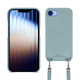 Guscio Apple iPhone 16e con tracolla - Bleu Ciel PU ( Pantone #abcae9 )