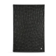 A4 hotel document holder - Autruche nero ( Noir / Black) 