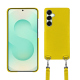 Guscio Samsung Galaxy S25+ con tracolla - Jaune fluo ( Pantone #c9ff57 ) 