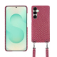 Carcasa Samsung Galaxy S25+ con bandolera - Serpent ciclamino ( Pantone #9E4C6E ) 