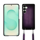 Samsung Galaxy S25+ shell with shoulder strap - Violet Patine