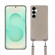Samsung Galaxy S25+ shell with shoulder strap - Taupe innocent ( Pantone #d6d2c4 ) 