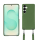 Coque avec bandoulière Samsung Galaxy S25+ - Vert Veggie ( Pantone #68724d ) 