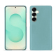Custodia in pelle Samsung Galaxy S25+ - Bleu ciel ( Nappa - Pantone #abcae9 ) 