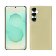 Samsung Galaxy S25+ leather cover - Beige ( Nappa - Pantone #ceb888 ) 
