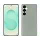 Capa em pele Samsung Galaxy S25+ - Gris ( Nappa - Pantone #c1c6c8 ) 