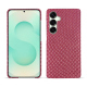 Funda de piel Samsung Galaxy S25+ - Serpent ciclamino ( Pantone #9E4C6E ) 