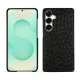 Funda de piel Samsung Galaxy S25+ - Autruche nero ( Noir / Black) 