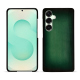 Capa em pele Samsung Galaxy S25+ - Vert Patine