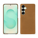 Coque cuir Samsung Galaxy S25+ - Castan esparciate ( Pantone #824F2A )
