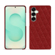 Custodia in pelle Samsung Galaxy S25+ - Tomate - Couture ( Pantone #a61715 )