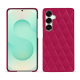 가죽 커버 Samsung Galaxy S25+ - Rose fluo - Couture ( Pantone #ff16b4 ) 