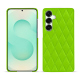 Funda de piel Samsung Galaxy S25+ - Vert fluo - Couture ( Pantone #00ab5f ) 