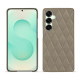 Custodia in pelle Samsung Galaxy S25+ - Darboun sabla - Couture ( Pantone #BCB1A1 )