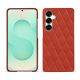 Custodia in pelle Samsung Galaxy S25+ - Arange clouquié - Couture ( Pantone #D33108 )