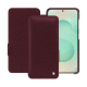 Capa em pele Samsung Galaxy S25+ - Lie de vin ( Pantone #412234 ) 