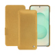 Samsung Galaxy S25+ leather case - Or Maïa ( Pantone 871C ) 