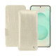 Custodia in pelle Samsung Galaxy S25+ - Crocodile milk ( Pantone #d6d2c4 ) 