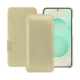 Housse cuir Samsung Galaxy S25+ - Beige PU ( Pantone #ceb888 ) 
